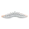 Thumbnail Image 3 of 1/5 CT. T.W. Diamond Crown Contour Vintage-Style Anniversary Band in 10K Rose Gold