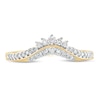 Thumbnail Image 4 of 1/5 CT. T.W. Diamond Tiara Contour Vintage-Style Wedding Band in 10K Gold