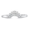 Thumbnail Image 3 of 1/6 CT. T.W. Baguette and Round Diamond Contour Wedding Band in 10K White Gold