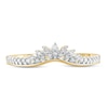 Thumbnail Image 3 of 1/6 CT. T.W. Diamond Tiara Contour Wedding Band in 10K Gold