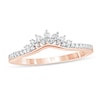 Thumbnail Image 0 of 1/6 CT. T.W. Diamond Tiara Contour Wedding Band in 10K Rose Gold