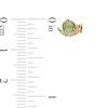 Thumbnail Image 2 of 4.0mm Opal and Diamond Accent Celestial Crescent Moon Stud Earrings in 14K Gold