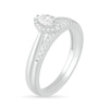Thumbnail Image 2 of 1/4 CT. T.W. Marquise Diamond Frame Bridal Set in 10K White Gold
