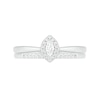 1/4 CT. T.W. Marquise Diamond Frame Bridal Set in 10K White Gold