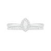 Thumbnail Image 3 of 1/4 CT. T.W. Marquise Diamond Frame Bridal Set in 10K White Gold