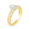 Thumbnail Image 1 of 1/4 CT. T.W. Marquise Diamond Frame Bridal Set in 10K Gold