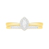 Thumbnail Image 3 of 1/4 CT. T.W. Marquise Diamond Frame Bridal Set in 10K Gold