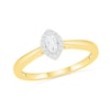 Thumbnail Image 3 of 1/4 CT. T.W. Marquise Diamond Frame Bridal Set in 10K Gold