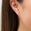 1 CT. T.W. Diamond Solitaire Stud Earrings in 10K White Gold