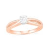 3/8 CT. T.W. Diamond Solitaire Split Shank Engagement Ring in 10K Rose Gold (J/I3)