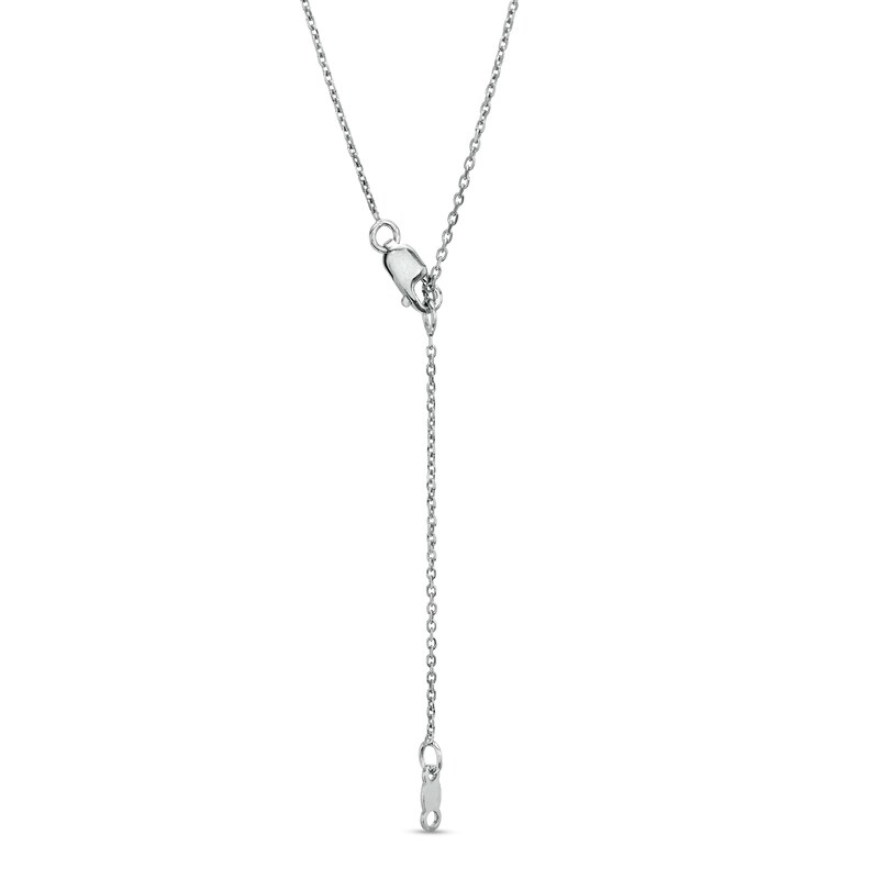 Main Image 3 of Diamond Accent Motivational Theme Charms Pendant in Sterling Silver
