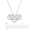 Thumbnail Image 4 of Diamond Accent Motivational Theme Charms Pendant in Sterling Silver