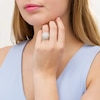 Thumbnail Image 2 of 2-1/4 CT. T.W. Multi-Diamond Multi-Row Vintage-Style Three Piece Bridal Set in 10K Gold