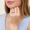 Thumbnail Image 1 of 2-1/4 CT. T.W. Composite Diamond Cushion Frame Multi-Row Vintage-Style Three Piece Bridal Set in 10K Rose Gold