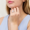 Thumbnail Image 2 of 1-1/2 CT. T.W. Princess-Cut Diamond Frame Multi-Row Engagement Ring in 10K White Gold