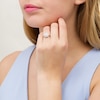 Thumbnail Image 2 of 3/4 CT. T.W. Baguette and Round Diamond Frame Ring in 10K White Gold