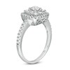 Thumbnail Image 3 of 3/4 CT. T.W. Baguette and Round Diamond Frame Ring in 10K White Gold