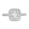 Thumbnail Image 4 of 3/4 CT. T.W. Baguette and Round Diamond Frame Ring in 10K White Gold