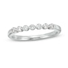 Thumbnail Image 1 of 1/4 CT. T.W. Diamond Seven Stone Anniversary Band in 10K White Gold