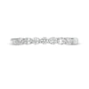 Thumbnail Image 4 of 1/4 CT. T.W. Diamond Seven Stone Anniversary Band in 10K White Gold