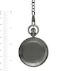 Thumbnail Image 2 of Men's James Michael Gunmetal Grey Pocket Watch with Grey Dial (Model: PQA181144W)