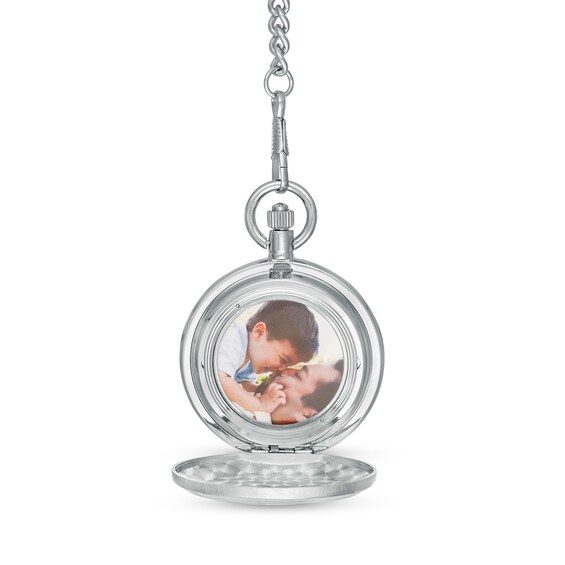 Men's James Michael Pocket Watch with Mother-of-Pearl Dial (Model: Pqa181147W)