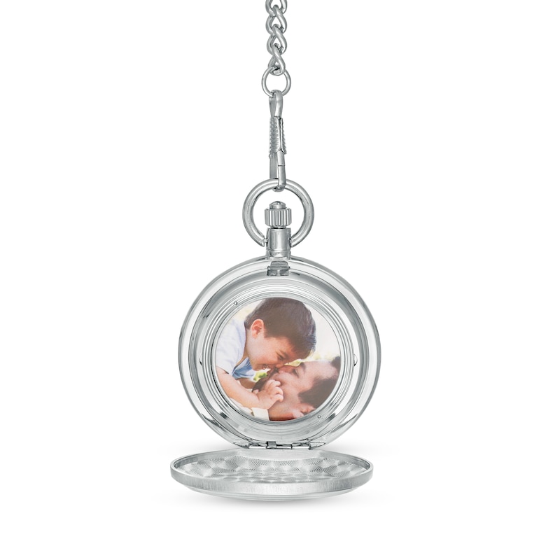 Men's James Michael Pocket Watch with Mother-of-Pearl Dial (Model: PQA181147W)