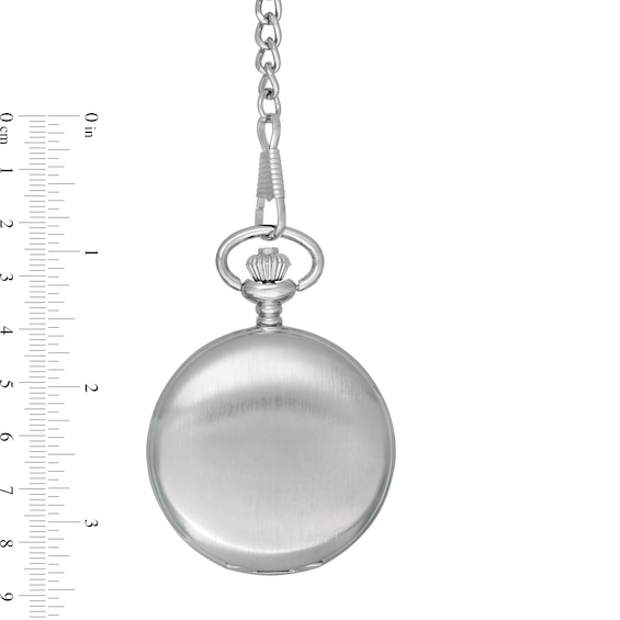 Men's James Michael Chronograph Pocket Watch with Black Dial (Model: Pxa181013W)