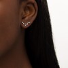 1/5 CT. T.W. Diamond Libra Constellation Stud Earrings in Sterling Silver