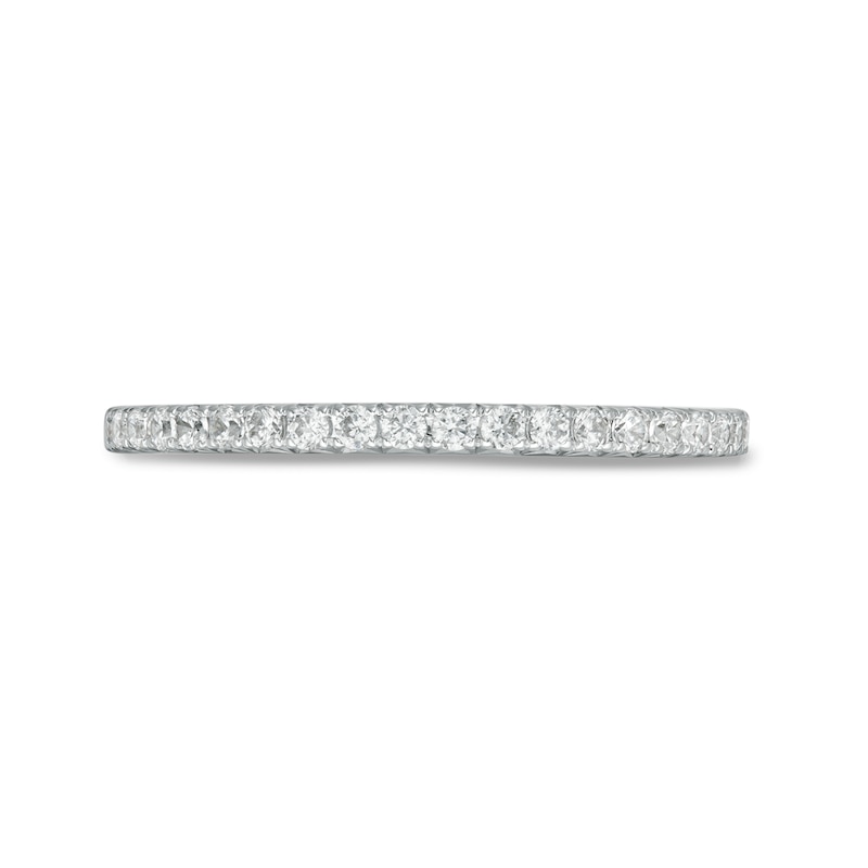 Main Image 4 of 1/4 CT. T.W. Certified Lab-Grown Diamond Band in 14K White Gold (F/VS2)