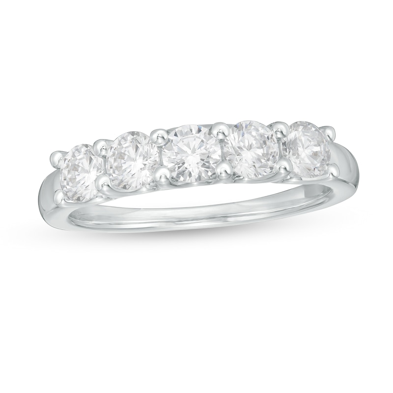 zales 5 stone diamond ring
