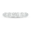 1 CT. T.W. Certified Lab-Created Diamond Five Stone Band in 14K White Gold (F/VS2)