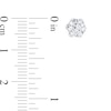 Thumbnail Image 2 of 1 CT. T.W. Diamond Solitaire Stud Earrings in 14K White Gold