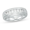 Thumbnail Image 1 of 1/2 CT. T.W. Certified Lab-Grown Diamond Wedding Band in 14K White Gold - Size 10