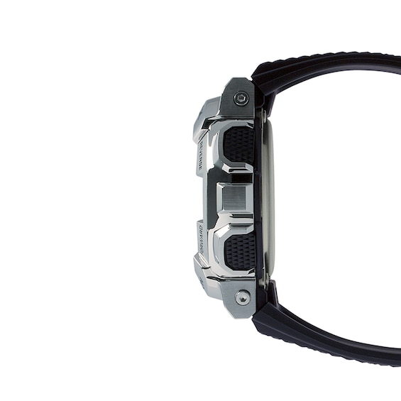 Men's Casio G-Shock Classic Strap Watch with Black and Silver-Tone Dial (Model: Gm110-1A)