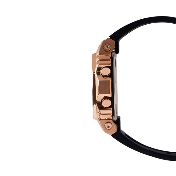 Ladies' Casio G-Shock S-Series Rose-Tone Strap Watch with Black Dial (Model: Gms5600Pg-1)