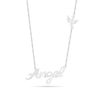 Thumbnail Image 1 of Diamond Accent "Angel" Necklace in Sterling Silver