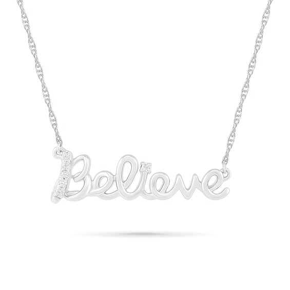 1 Ct T W Diamond Queen Necklace In Sterling Silver Zales