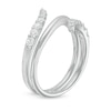 Thumbnail Image 3 of 1/2 CT. T.W. Journey Diamond Bypass Ring in 10K White Gold