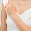 Thumbnail Image 2 of 1/2 CT. T.W. Journey Diamond Wave Bolo Bracelet in 10K White Gold - 9.0"