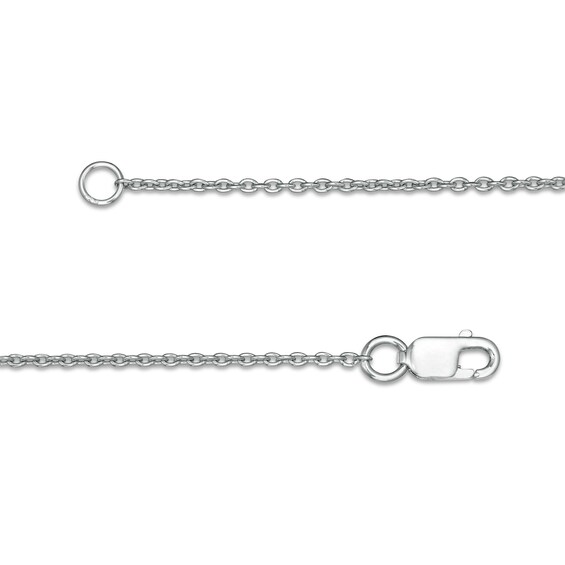 1 CT. T.w. Journey Diamond Sideways Bar Necklace in 10K White Gold