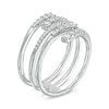 Thumbnail Image 3 of 1/2 CT. T.W. Journey Diamond Multi-Row Bypass Ring in 10K White Gold