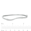 Thumbnail Image 2 of 3/4 CT. T.W. Journey Diamond Wave Bangle in 10K White Gold