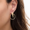 Thumbnail Image 2 of Made in Italy Geometric Drop Earrings in Sterling Silver with 18K Gold Plate