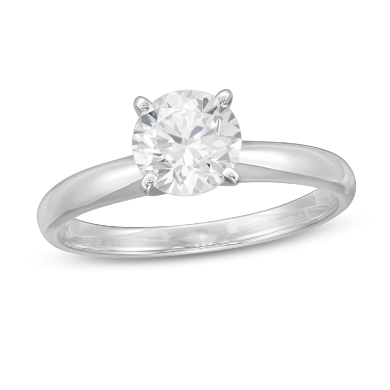 Lab-Created Diamonds by Kay Pear-Shaped Engagement Ring 1-1/5 ct tw 14K White Gold