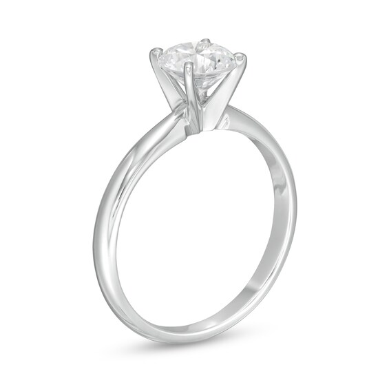 1 CT. Certified Lab-Grown Diamond Solitaire Engagement Ring in 14K White Gold (F/Vs2)