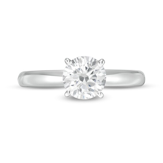 1 CT. Certified Lab-Grown Diamond Solitaire Engagement Ring in 14K White Gold (F/Vs2)