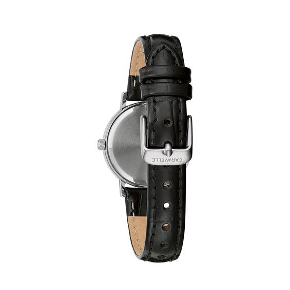 Ladies' Caravelle by Bulova Strap Watch with Black Dial (Model: 43L217)