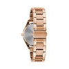 Thumbnail Image 2 of Ladies' Caravelle by Bulova Rose-Tone Watch with Silver-Tone Dial (Model: 45L179)