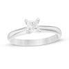 Thumbnail Image 1 of 1/2 CT. Princess-Cut Diamond Solitaire Engagement Ring in 14K White Gold (J/I2)